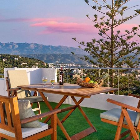 Sunset Home With Sea View La Canea Esterno foto
