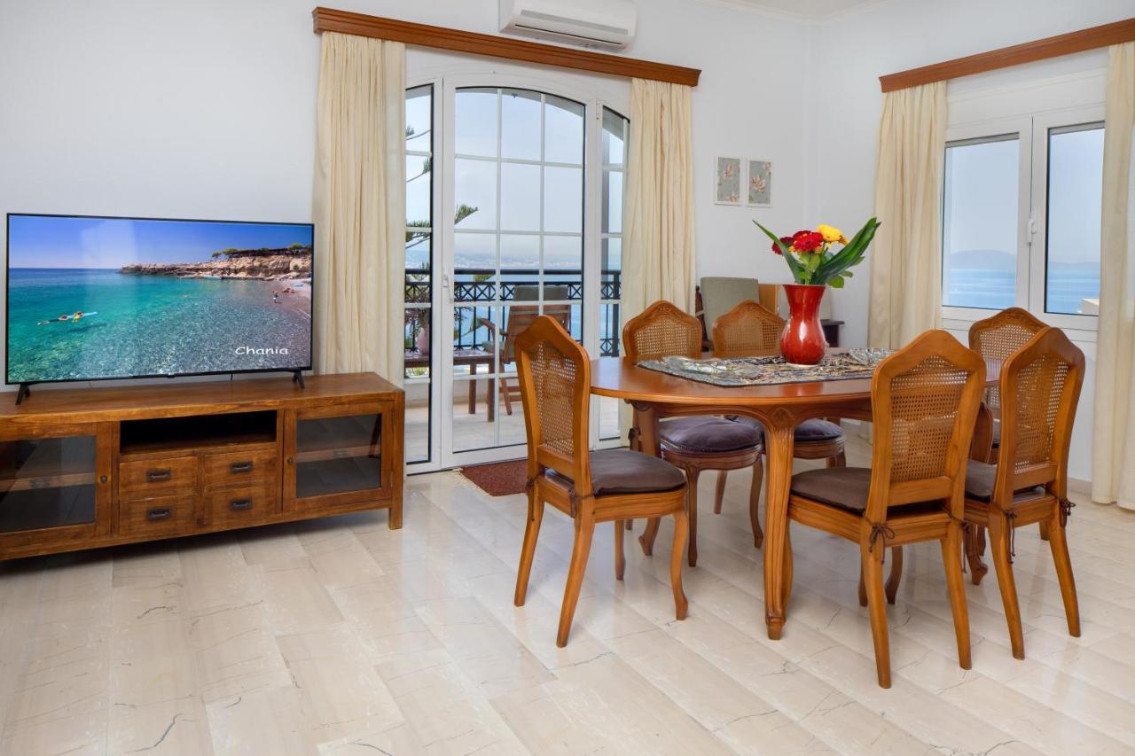 Sunset Home With Sea View La Canea Esterno foto