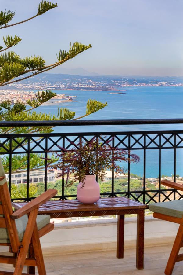 Sunset Home With Sea View La Canea Esterno foto